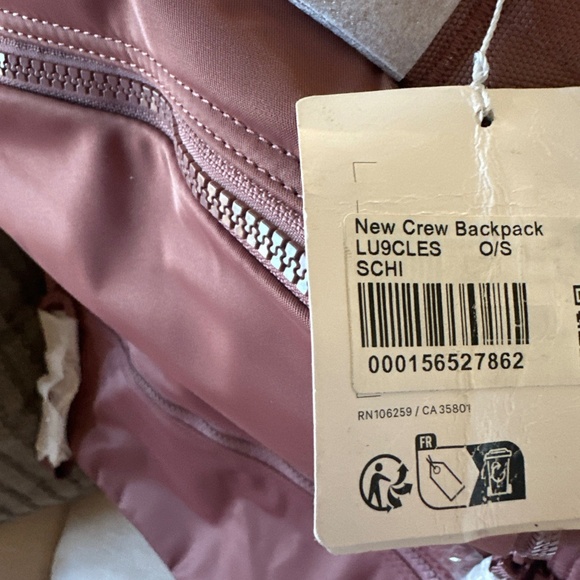 LULULEMON NEW CREW BACKPACK 22L UPDATED SPICED CHAI NEW - Picture 4 of 5
